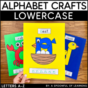 Preview of Alphabet Crafts | Lowercase Letters Crafts