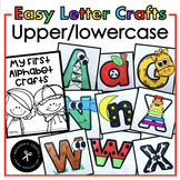 Simple Alphabet Crafts Lowercase and Uppercase