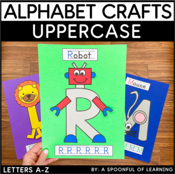 Preview of Alphabet Crafts | Uppercase Letters Crafts