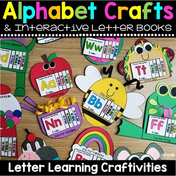 Preview of Alphabet Crafts and Books Activities