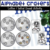 Outer Space Letter Match & Astronaut Initial Sound Activity