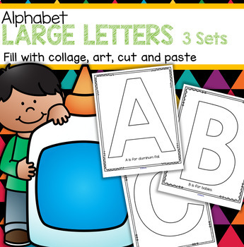 Printable Letters To Cut Out Worksheets Teachers Pay Teachers