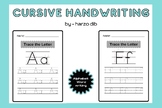 Alphabet Cursive Handwriting Practice for Capital and Lowe