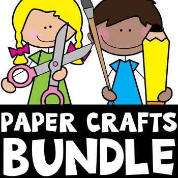Preview of Alphabet Paper Craft Bundle {26 No Prep Fun Activities}
