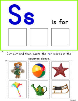 Alphabet Activity, Alphabet Cut and Paste Worksheets by Angie S | TpT