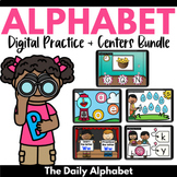 Alphabet DIGITAL Practice & Centers Mega Bundle