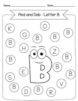 Alphabet Dab It! Uppercase | Alphabet Find and Dab Uppercase letter