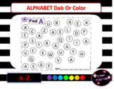 Alphabet Dab or Color - Language Centers