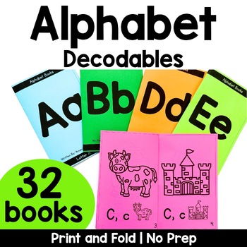 Preview of Alphabet Decodable Books | Science of Reading Decodables