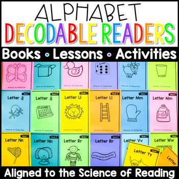Preview of Alphabet Decodable Readers, Activities & Lesson Plans | Science of Reading