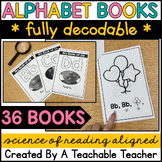 Alphabet Decodable Readers Kindergarten Letter Sound Pract