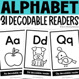 Alphabet Decodable Readers Kindergarten Phonics Review Sci