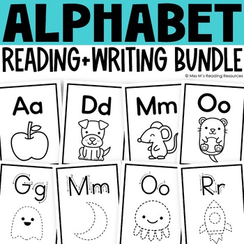 Preview of Alphabet Decodable Readers and Handwriting Practice Books