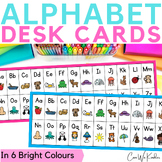 Alphabet Desk Plates, Alphabet Desk Cards