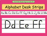 Alphabet Desk Strips: Handwriting-Without-Tears Formation Style