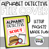 Alphabet Detective File Cover - FREE