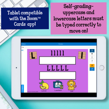Alphabet Digital Uppercase & Lowercase Letter Typing Boom™ Cards ...