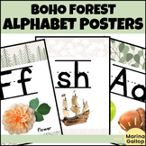 Boho Classroom Alphabet Posters with Real Pictures - Plant