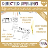 Alphabet Directed Drawing | Differentiated Handwriting Pra