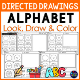 Alphabet Directed Drawings Kindergarten Writing Center- Be