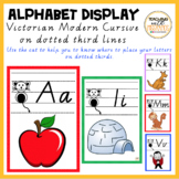 Alphabet Display (VIC Modern Cursive on DOTTED THIRDS)