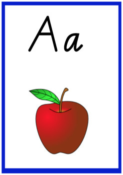 Alphabet Display (Vic Modern Cursive) by Teaching with Miss Ramos