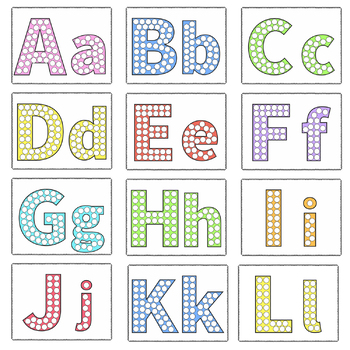 Alphabet Do a Dot Pages | Bingo Dot Markers ABC by Spring Girl | TPT