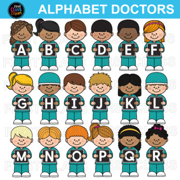 Preview of Alphabet Doctor Clip Art