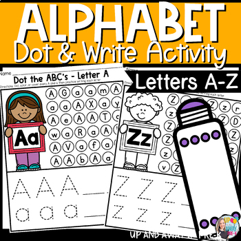 Alphabet Dot Letter Identification Worksheets for Preschool and ...