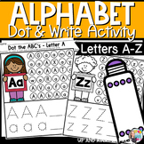 Alphabet Dot Letter Identification Worksheets for Preschoo