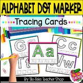 Alphabet Dot Marker Cards - Tracing and Coloring Activity
