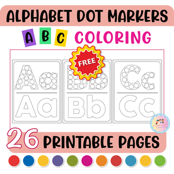 Alphabet dot marker | TPT