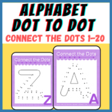 Alphabet Dot to Dot 1-20 / Connect the Dots A to J