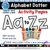 Alphabet Dotter Activity Pages | Upper and Lower Case Lett
