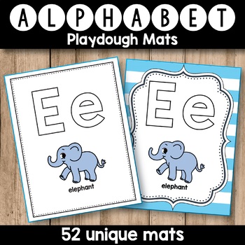 Letter V Alphabet Playdough Mats and Cards