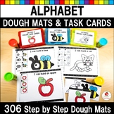 Alphabet Dough Mats and Task Cards | Growing Bundle | Fine