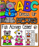 Alphabet Dress Up Bear Activity Learning Centers