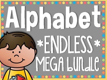 Preview of Alphabet ENDLESS MEGA Bundle