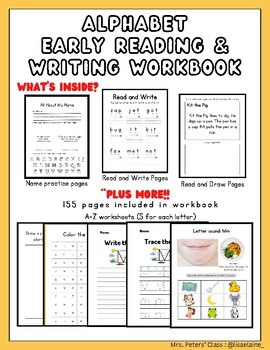 Preview of Alphabet Early Read and Write Workbook