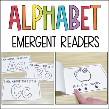 Preview of Alphabet Emergent Readers | Alphabet Books | Beginning Readers
