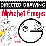 Alphabet Emojis Directed Drawings
