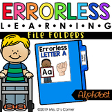 Alphabet Errorless Learning File Folder Activities [26 fil