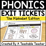 Alphabet Exit Tickets
