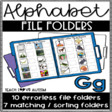 Alphabet File Folders Letter G