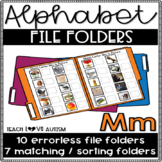 Alphabet File Folders Letter M