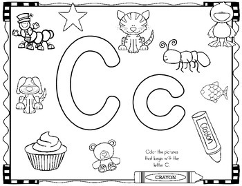Alphabet Find and Color by Crystal McGinnis | TPT
