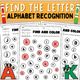 Alphabet Find and Color Worksheets | Alphabet Letter Recog