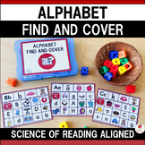 Alphabet Find and Cover Task Cards | Letters and Sounds | 
