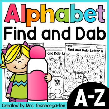 Preview of Alphabet Find and Dab
