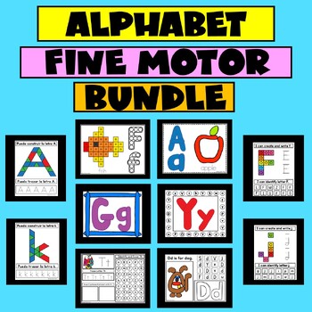Preview of Alphabet Fine Motor Activities Bundle